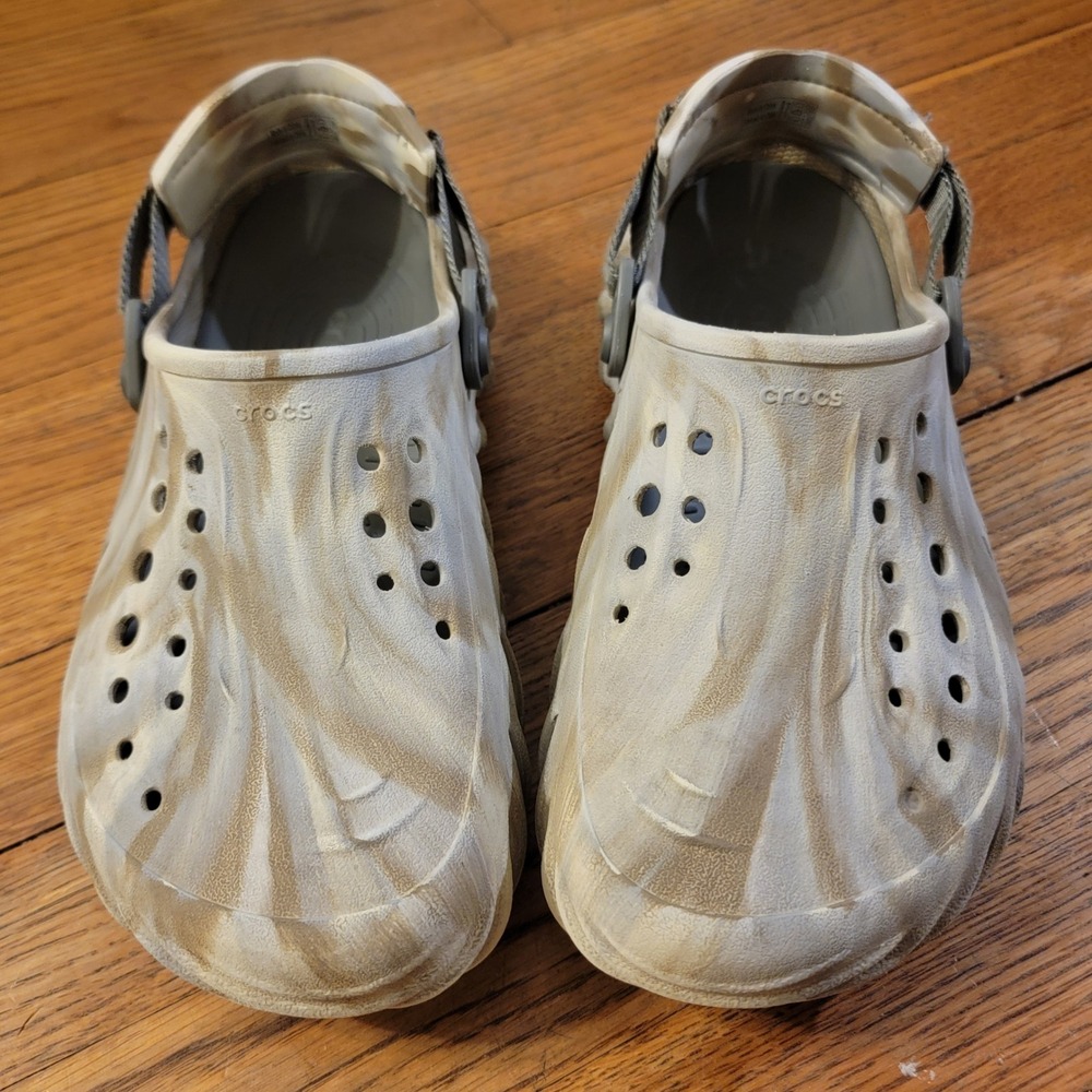 Crocs Echo Marbled Clog Unisex Men's Size 7 Women's Size 9 Moonlight / Multi